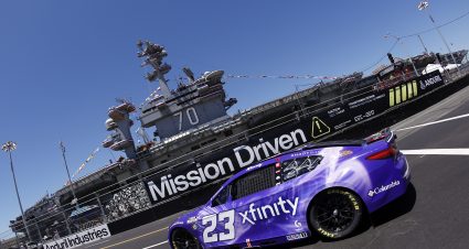SAN DIEGO, CALIFORNIA - JUNE 19: Bubba Wallace, driver of the #23 Xfinity Toyota, drives during practice for the NASCAR Cup Series Anduril 250 at Naval Base Coronado on June 19, 2026 in San Diego, California. (Photo by Sean Gardner/Getty Images) | Getty Images