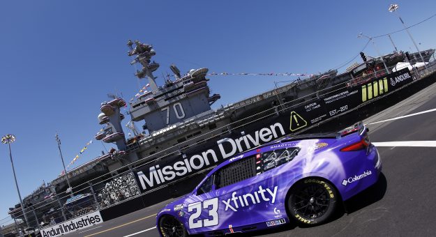 SAN DIEGO, CALIFORNIA - JUNE 19: Bubba Wallace, driver of the #23 Xfinity Toyota, drives during practice for the NASCAR Cup Series Anduril 250 at Naval Base Coronado on June 19, 2026 in San Diego, California. (Photo by Sean Gardner/Getty Images) | Getty Images