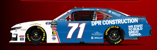 2026 #71 DGM Racing O'Reilly Auto Parts Series Paint Schemes