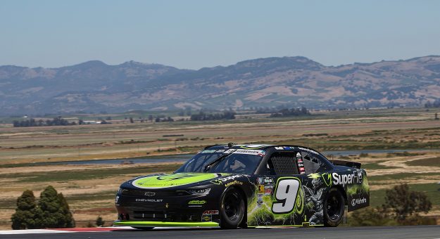 SONOMA, CALIFORNIA - JUNE 26: Shane Van Gisbergen, driver of the #9 SuperFile Chevrolet, drives during practice for the NASCAR O'Reilly Auto Parts Series Pit Boss/FoodMaxx 250 at Sonoma Raceway on June 26, 2026 in Sonoma, California. (Photo by James Gilbert/Getty Images) | Getty Images