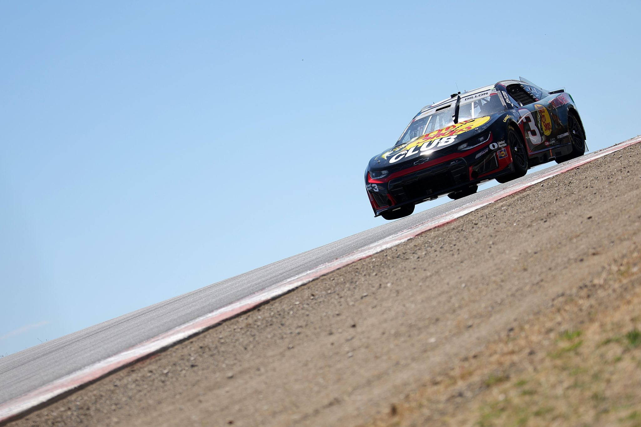 SONOMA, CALIFORNIA - JUNE 27: Austin Dillon, driver of the #3 Bass Pro Shops/Winchester Chevrolet, drives during practice for the NASCAR Cup Series Toyota/Save Mart 350 at Sonoma Raceway on June 27, 2026 in Sonoma, California. (Photo by Jonathan Bachman/Getty Images) | Getty Images