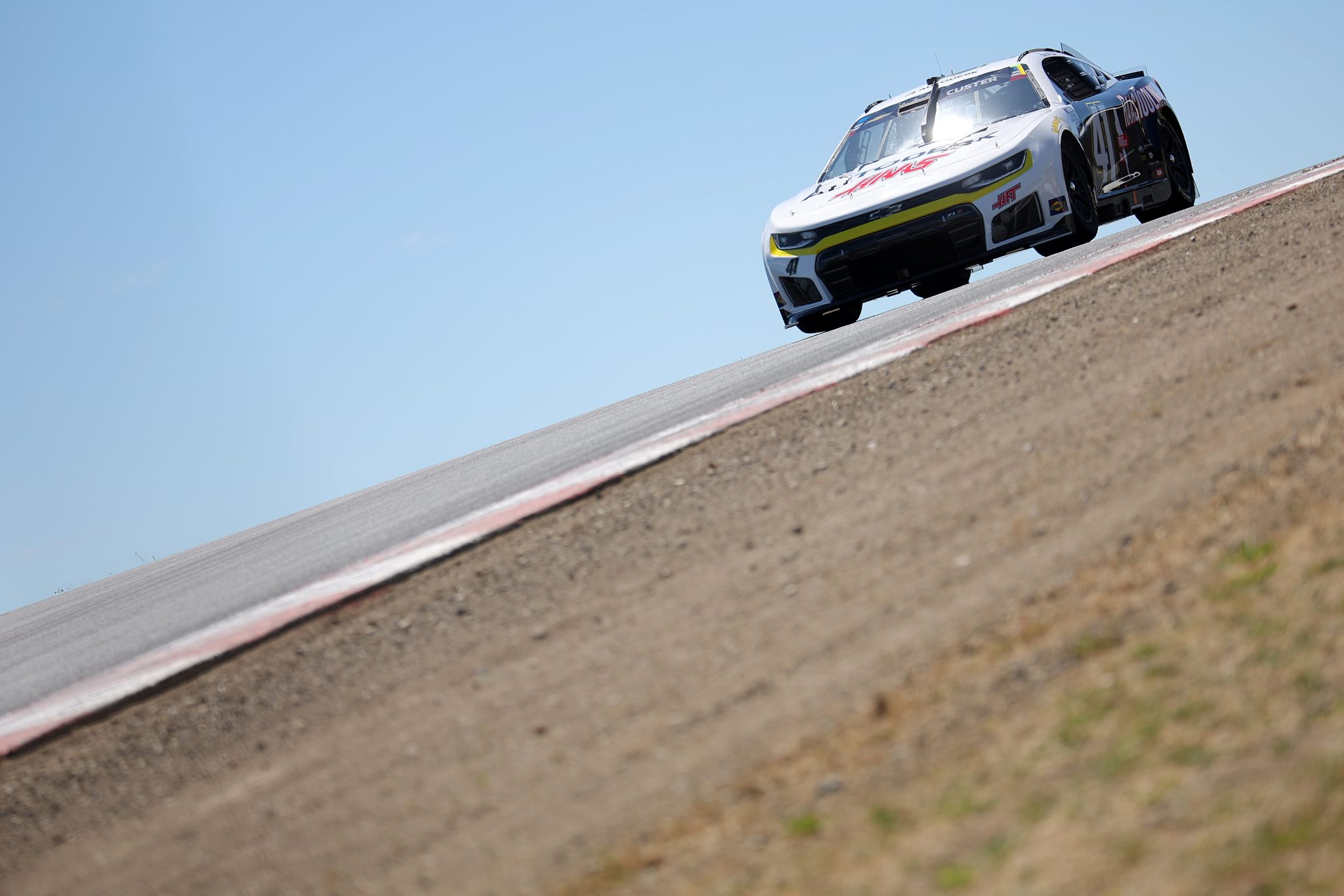 SONOMA, CALIFORNIA - JUNE 27: Cole Custer, driver of the #41 Autodesk/Haas Chevrolet, drives during practice for the NASCAR Cup Series Toyota/Save Mart 350 at Sonoma Raceway on June 27, 2026 in Sonoma, California. (Photo by Jonathan Bachman/Getty Images) | Getty Images