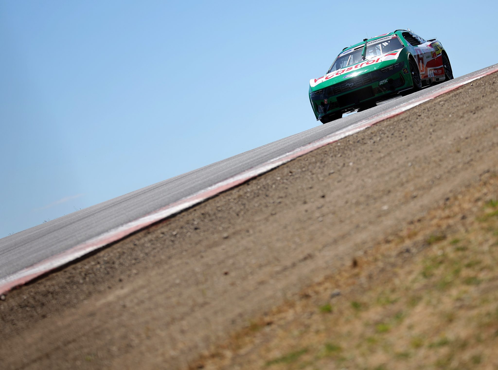 SONOMA, CALIFORNIA - JUNE 27: Brad Keselowski, driver of the #6 Castrol/Les Schwab Ford, drives during practice for the NASCAR Cup Series Toyota/Save Mart 350 at Sonoma Raceway on June 27, 2026 in Sonoma, California. (Photo by Jonathan Bachman/Getty Images) | Getty Images