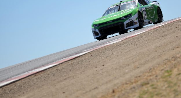 SONOMA, CALIFORNIA - JUNE 27: AJ Allmendinger, driver of the #16 EchoPark Automotive Chevrolet, drives during practice for the NASCAR Cup Series Toyota/Save Mart 350 at Sonoma Raceway on June 27, 2026 in Sonoma, California. (Photo by Jonathan Bachman/Getty Images) | Getty Images