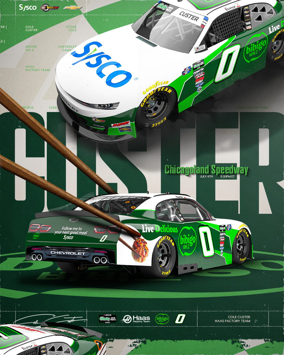 Cole Custer Chicagoland Scheme