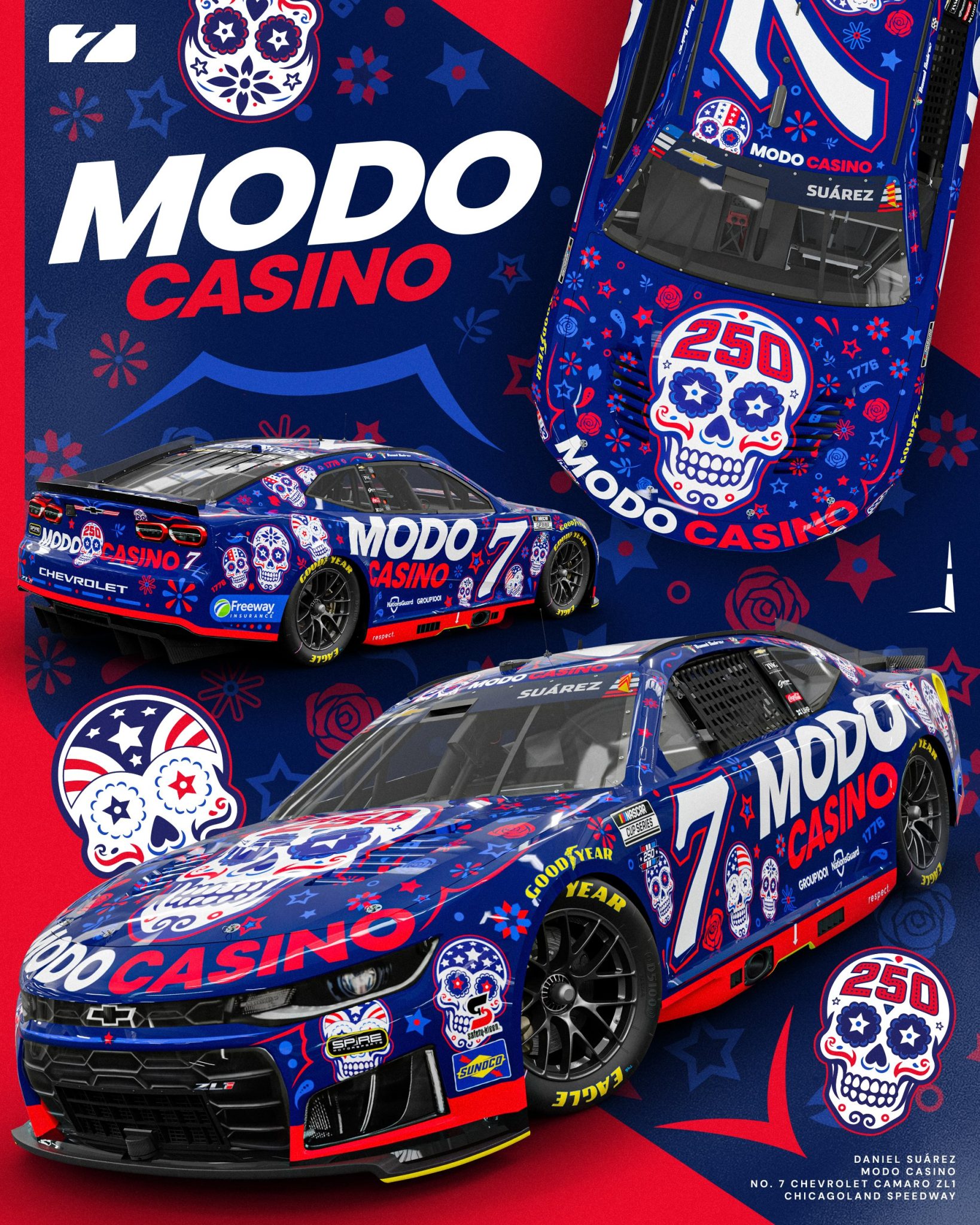 Daniel Suarez Chicagoland Scheme