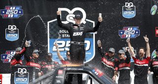 Corey Heim holds off Kaden Honeycutt to win Truck race at Michigan