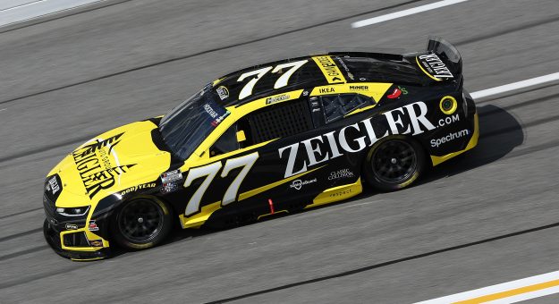 HAMPTON, GEORGIA - JULY 11: Carson Hocevar, driver of the #77 Zeigler Auto Group Chevrolet, drives during qualifying for the NASCAR Cup Series Quaker State 400 Available at Walmart at EchoPark Speedway on July 11, 2026 in Hampton, Georgia. (Photo by Meg Oliphant/Getty Images) | Getty Images