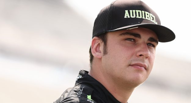 HAMPTON, GEORGIA - JULY 11: Sam Mayer, driver of the #41 Audibel Chevrolet, looks on during qualifying for the NASCAR O'Reilly Auto Parts Series Focused Health 250 at EchoPark Speedway on July 11, 2026 in Hampton, Georgia. (Photo by Meg Oliphant/Getty Images) | Getty Images
