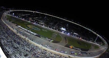 HAMPTON, GEORGIA - JULY 12: A general view of racing during the NASCAR Cup Series Quaker State 400 Available at Walmart at EchoPark Speedway on July 12, 2026 in Hampton, Georgia. (Photo by Meg Oliphant/Getty Images) | Getty Images