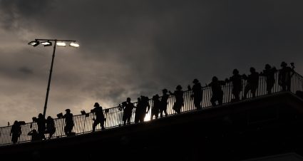 NORTH WILKESBORO, NORTH CAROLINA - JULY 18: Spectators look on prior prior to practice for the NASCAR Cup Series Window World 450 at North Wilkesboro Speedway on July 18, 2026 in North Wilkesboro, North Carolina. (Photo by David Jensen/Getty Images) | Getty Images