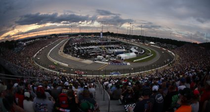 NORTH WILKESBORO, NORTH CAROLINA - JULY 19: A general view of the track during the NASCAR Cup Series Window World 450 at North Wilkesboro Speedway on July 19, 2026 in North Wilkesboro, North Carolina. (Photo by David Jensen/Getty Images) | Getty Images