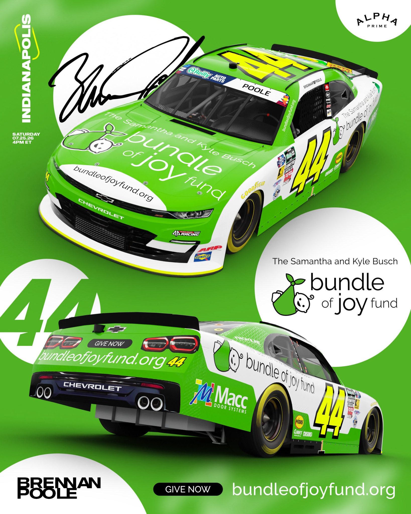 Brennan Poole Indianapolis Scheme