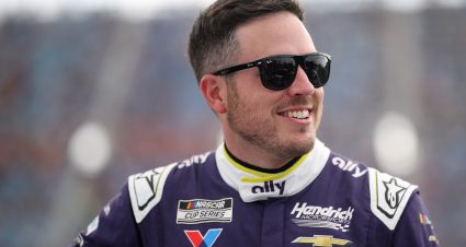 JOLIET, ILLINOIS - JULY 05: Alex Bowman, driver of the #48 Ally Chevrolet, waits on the grid prior to the NASCAR Cup Series eero 400 at Chicagoland Speedway on July 05, 2026 in Joliet, Illinois. (Photo by James Gilbert/Getty Images) | Getty Images