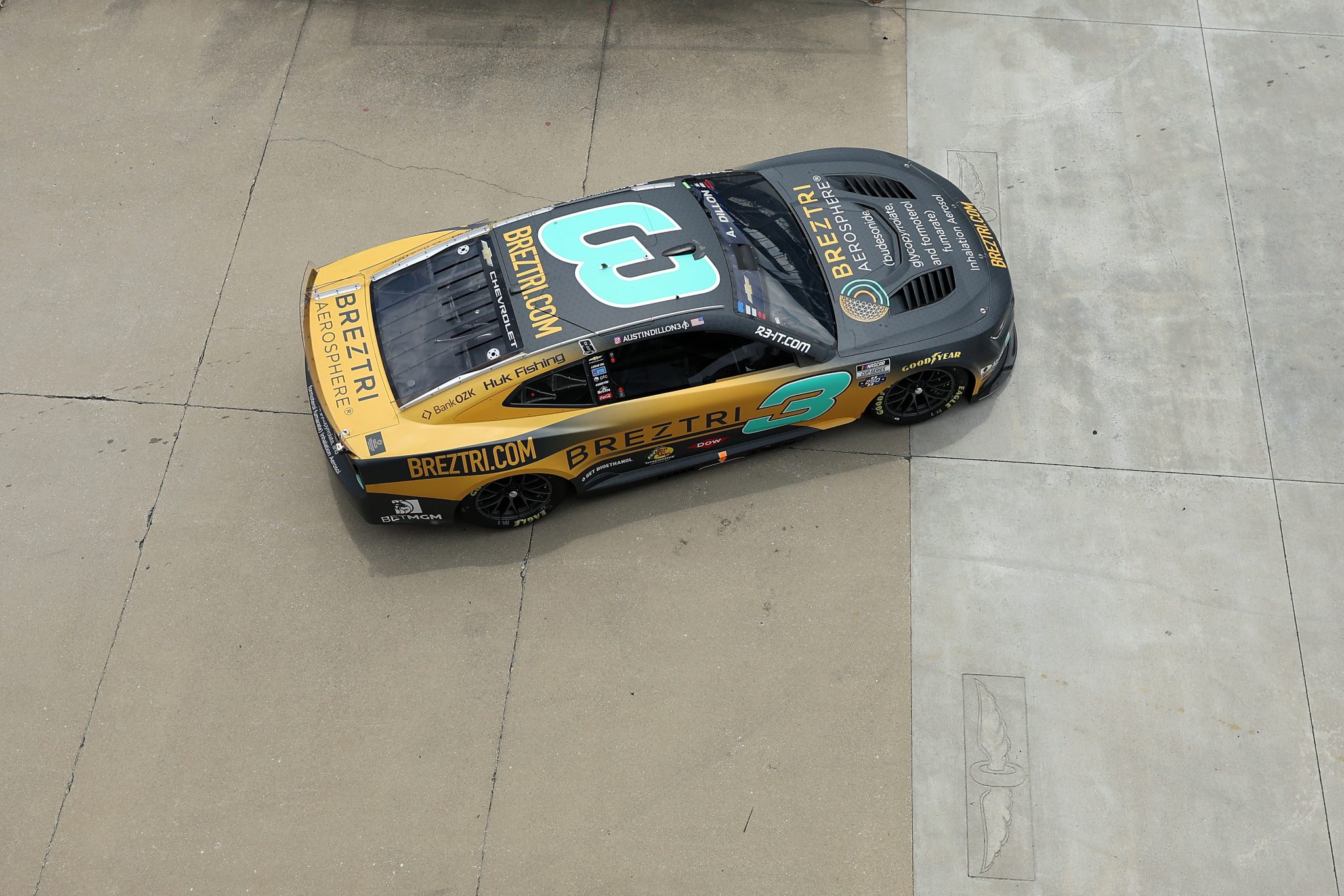 INDIANAPOLIS, INDIANA - JULY 24: Austin Dillon, driver of the #3 BREZTRI Chevrolet, enters the track during practice for the NASCAR Cup Series Brickyard 400 at Indianapolis Motor Speedway on July 24, 2026 in Indianapolis, Indiana. (Photo by Logan Riely/Getty Images)