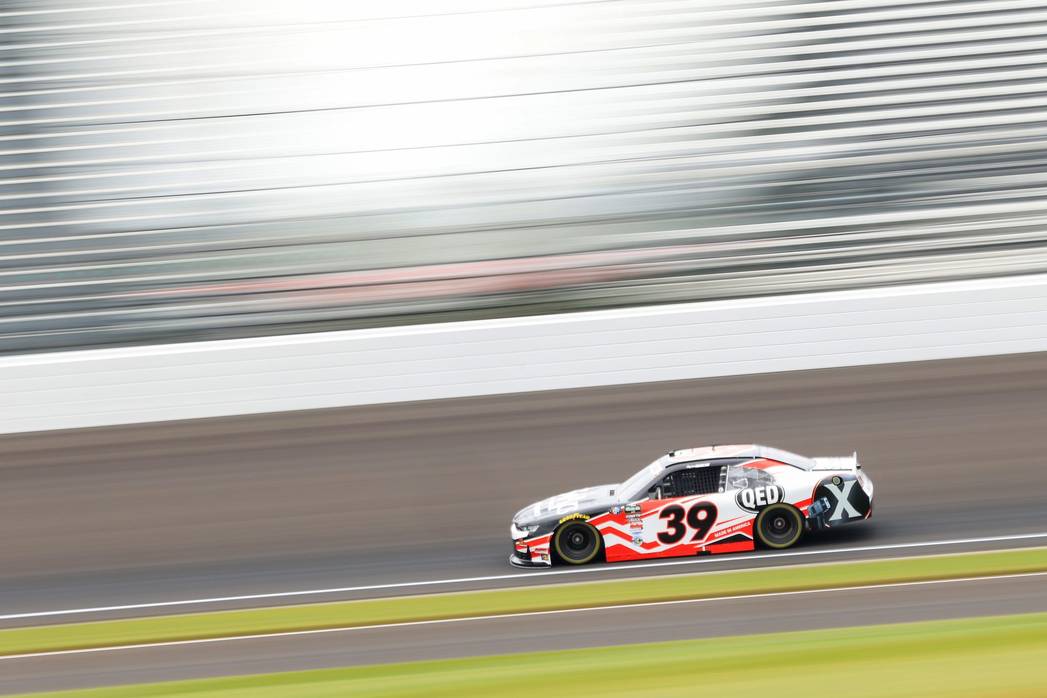 INDIANAPOLIS, INDIANA - JULY 25: Ryan Sieg, driver of the #39 SciAps Chevrolet, drives during qualifying for the NASCAR O'Reilly Auto Parts Series Pennzoil 250 Presented by Take 5 Oil Change at Indianapolis Motor Speedway on July 25, 2026 in Indianapolis, Indiana. (Photo by Justin Casterline/Getty Images) | Getty Images