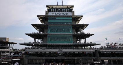 INDIANAPOLIS, INDIANA - JULY 26: A general view of the Pagoda prior to the NASCAR Cup Series Brickyard 400 at Indianapolis Motor Speedway on July 26, 2026 in Indianapolis, Indiana. (Photo by Logan Riely/Getty Images) | Getty Images