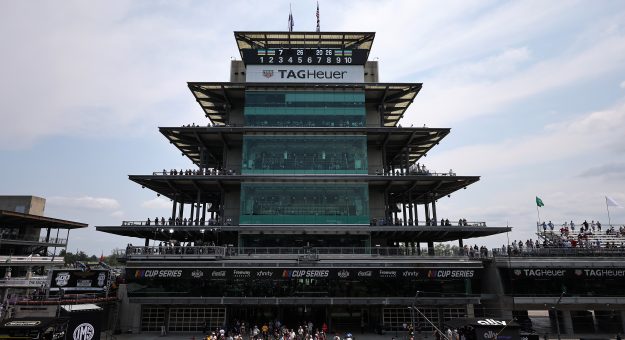 INDIANAPOLIS, INDIANA - JULY 26: A general view of the Pagoda prior to the NASCAR Cup Series Brickyard 400 at Indianapolis Motor Speedway on July 26, 2026 in Indianapolis, Indiana. (Photo by Logan Riely/Getty Images) | Getty Images