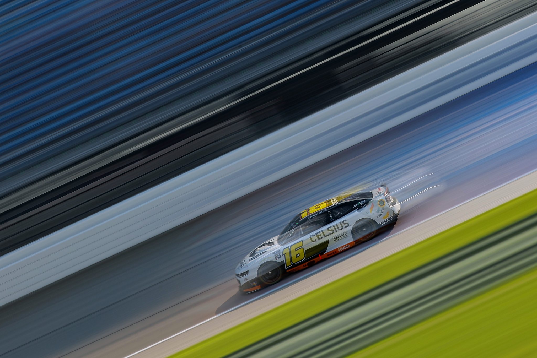 JOLIET, ILLINOIS - JULY 03: AJ Allmendinger, driver of the #16 Celsius Chevrolet, drives during practice for the NASCAR Cup Series eero 400 at Chicagoland Speedway on July 03, 2026 in Joliet, Illinois. (Photo by Jonathan Bachman/Getty Images) | Getty Images