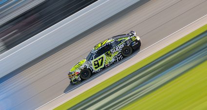 JOLIET, ILLINOIS - JULY 03: Shane Van Gisbergen, driver of the #97 SuperFile x Lefty Out There Chevrolet, drives during practice for the NASCAR Cup Series eero 400 at Chicagoland Speedway on July 03, 2026 in Joliet, Illinois. (Photo by Jonathan Bachman/Getty Images) | Getty Images