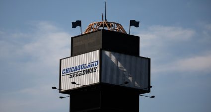 JOLIET, ILLINOIS - JULY 03: A general view of the scoring pylon during practice for the NASCAR Cup Series eero 400 at Chicagoland Speedway on July 03, 2026 in Joliet, Illinois. (Photo by James Gilbert/Getty Images) | Getty Images