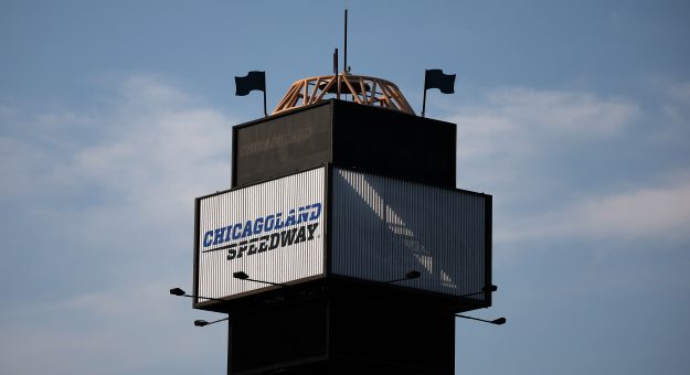 JOLIET, ILLINOIS - JULY 03: A general view of the scoring pylon during practice for the NASCAR Cup Series eero 400 at Chicagoland Speedway on July 03, 2026 in Joliet, Illinois. (Photo by James Gilbert/Getty Images) | Getty Images