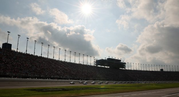 JOLIET, ILLINOIS - JULY 05: A general view of the start of the NASCAR Cup Series eero 400 at Chicagoland Speedway on July 05, 2026 in Joliet, Illinois. (Photo by James Gilbert/Getty Images) | Getty Images