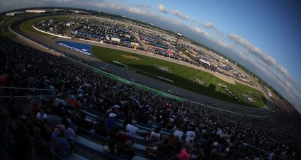 JOLIET, ILLINOIS - JULY 05: A general view of racing during the NASCAR Cup Series eero 400 at Chicagoland Speedway on July 05, 2026 in Joliet, Illinois. (Photo by Jonathan Bachman/Getty Images) | Getty Images