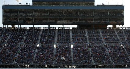 JOLIET, ILLINOIS - JULY 05: A general view of racing during the NASCAR Cup Series eero 400 at Chicagoland Speedway on July 05, 2026 in Joliet, Illinois. (Photo by James Gilbert/Getty Images) | Getty Images