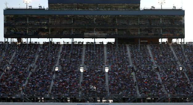 JOLIET, ILLINOIS - JULY 05: A general view of racing during the NASCAR Cup Series eero 400 at Chicagoland Speedway on July 05, 2026 in Joliet, Illinois. (Photo by James Gilbert/Getty Images) | Getty Images