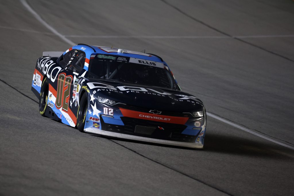 Ryan Ellis’s 2026 #02 GOVX/Tablo TV Chevrolet paint scheme.