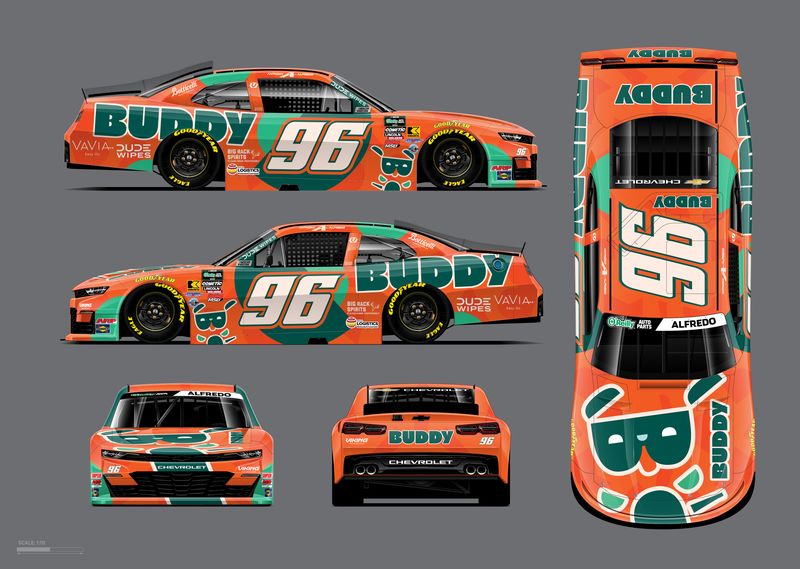 2026 #96 Viking Motorsports O'Reilly Auto Parts Series Paint