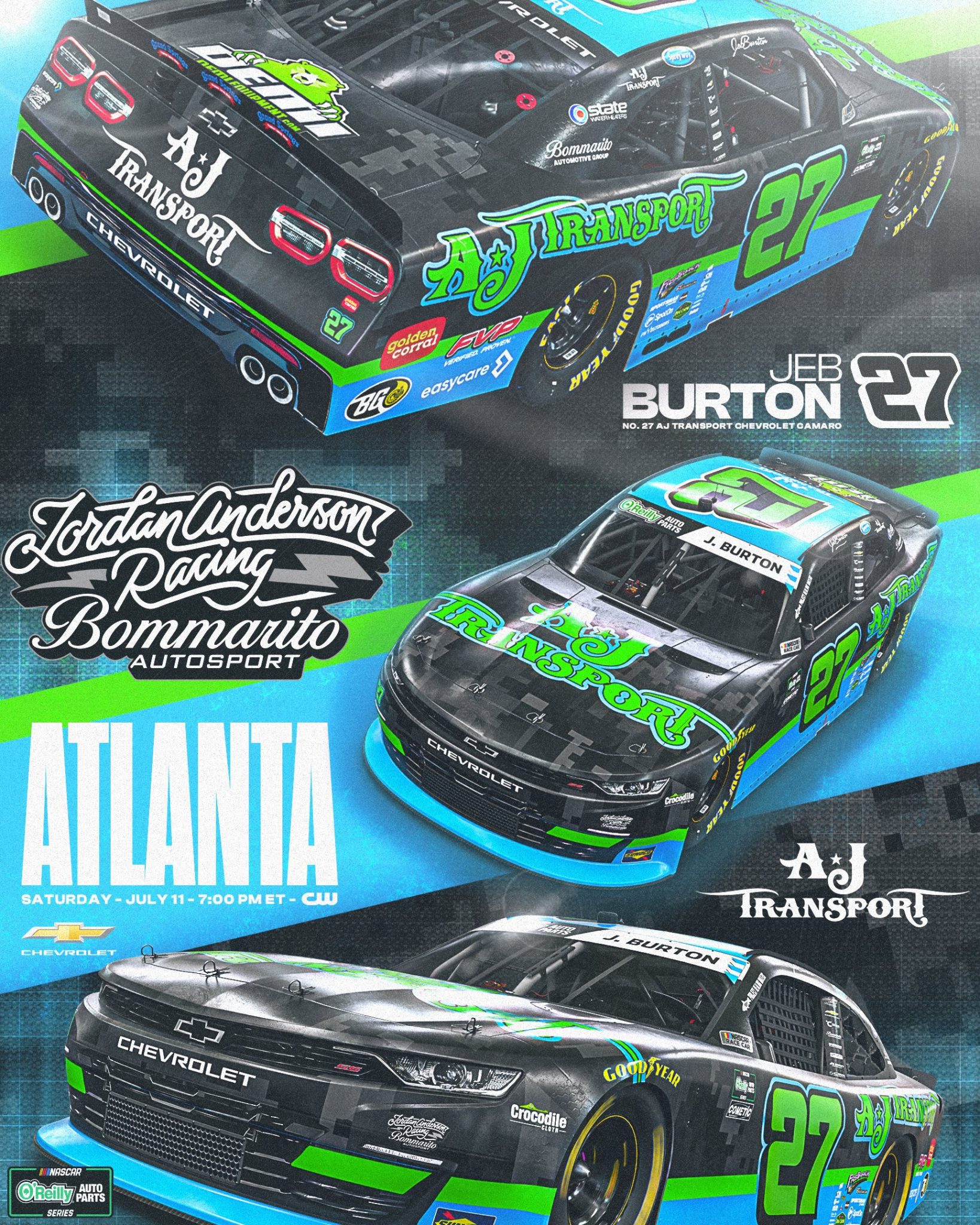 Jeb Burton Atlanta Scheme