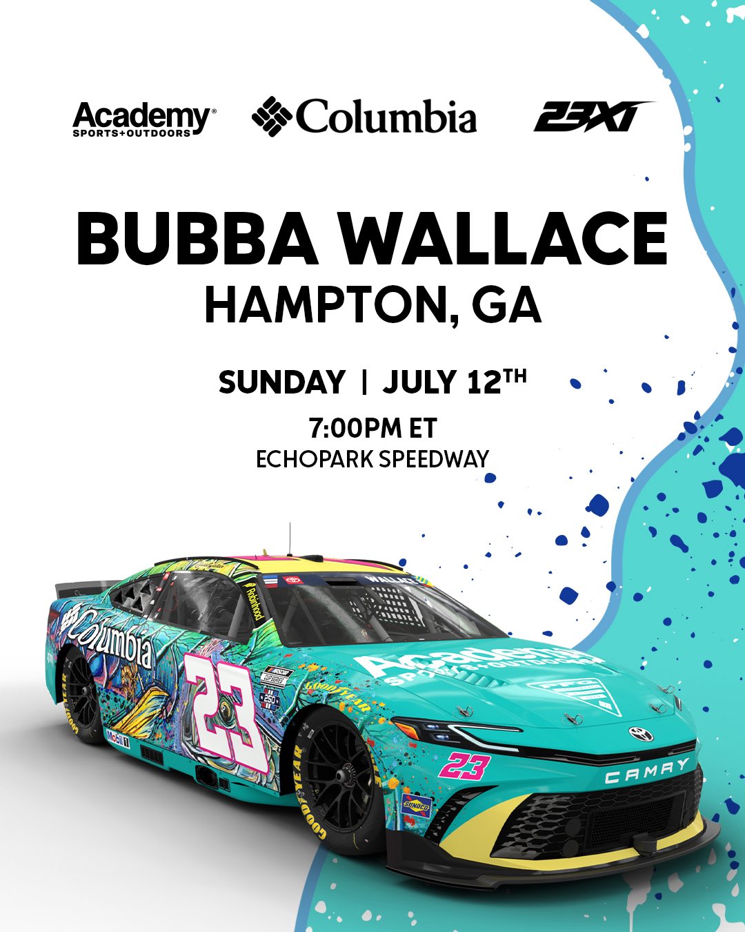 Bubba Wallace Atlanta Scheme