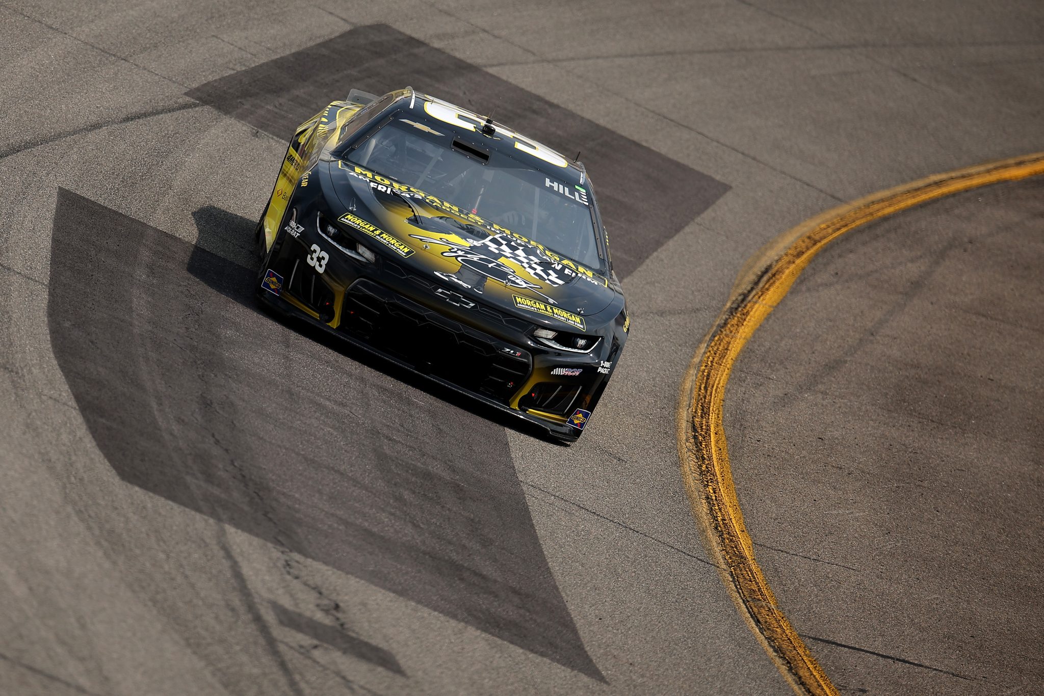 RICHMOND, VIRGINIA - AUGUST 14: Austin Hill, driver of the #33 Morgan & Morgan Chevrolet, drives during practice for the NASCAR Cup Series Cook Out 400 at Richmond Raceway on August 14, 2026 in Richmond, Virginia. (Photo by Jonathan Bachman/Getty Images) | Getty Images