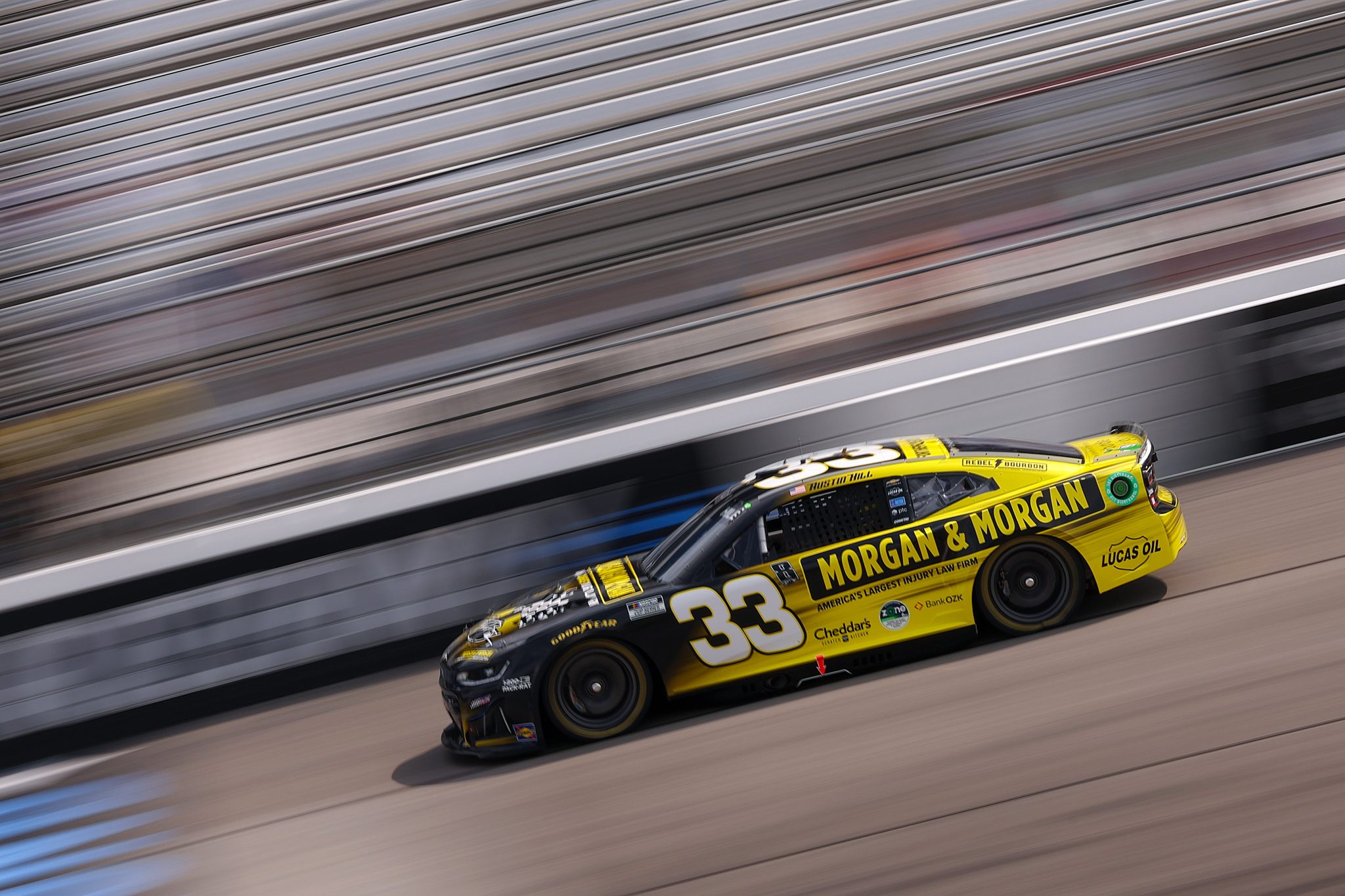 RICHMOND, VIRGINIA - AUGUST 14: Austin Hill, driver of the #33 Morgan & Morgan Chevrolet, drives during practice for the NASCAR Cup Series Cook Out 400 at Richmond Raceway on August 14, 2026 in Richmond, Virginia. (Photo by David Jensen/Getty Images) | Getty Images