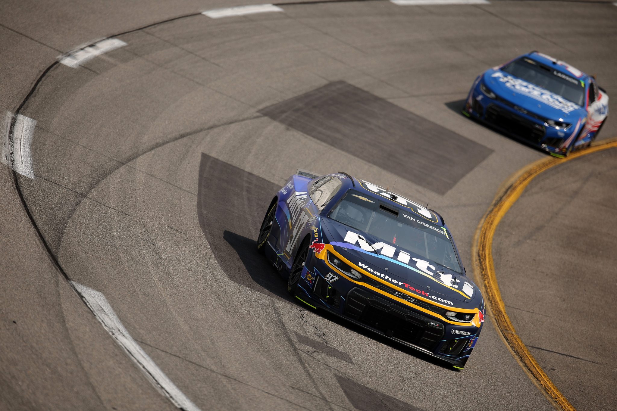 RICHMOND, VIRGINIA - AUGUST 14: Shane van Gisbergen, driver of the #97 Mitti Chevrolet, drives during practice for the NASCAR Cup Series Cook Out 400 at Richmond Raceway on August 14, 2026 in Richmond, Virginia. (Photo by Jonathan Bachman/Getty Images) | Getty Images