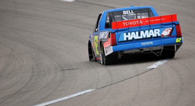 RICHMOND, VIRGINIA - AUGUST 14: Christopher Bell, driver of the #62 Halmar Infrastructure Development Toyota, drives during practice for the NASCAR Craftsman Truck Series Black's Tire 250 presented by BTS Rewards at Richmond Raceway on August 14, 2026 in Richmond, Virginia. (Photo by Jonathan Bachman/Getty Images) | Getty Images