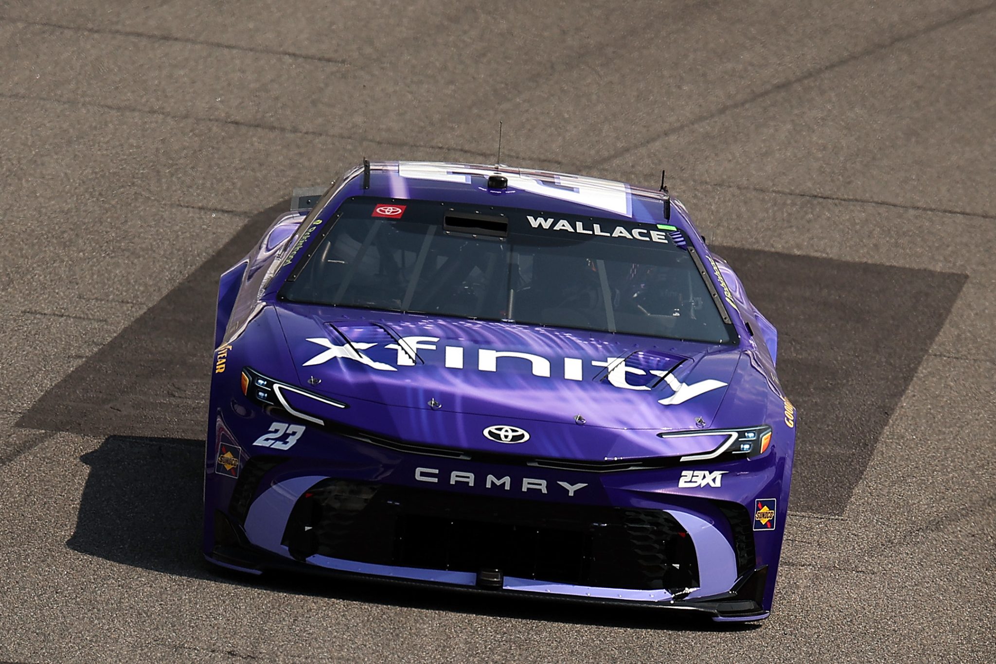RICHMOND, VIRGINIA - AUGUST 14: Bubba Wallace, driver of the #23 Xfinity Toyota, drives during practice for the NASCAR Cup Series Cook Out 400 at Richmond Raceway on August 14, 2026 in Richmond, Virginia. (Photo by Jonathan Bachman/Getty Images) | Getty Images