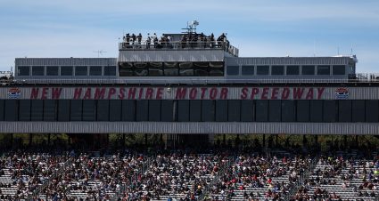 LOUDON, NEW HAMPSHIRE - SEPTEMBER 20: A general view of the grandstands during the NASCAR Craftsman Truck Series Team EJP 175 at New Hampshire Motor Speedway on September 20, 2025 in Loudon, New Hampshire. (Photo by Meg Oliphant/Getty Images) | Getty Images