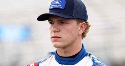 LOUDON, NEW HAMPSHIRE - AUGUST 21: Luke Baldwin, driver of the #2 Mohawk Northeast Inc Ford, looks on during practice for the NASCAR Craftsman Truck Series Team EJP 175 at New Hampshire Motor Speedway on August 21, 2026 in Loudon, New Hampshire. (Photo by Meg Oliphant/Getty Images) | Getty Images