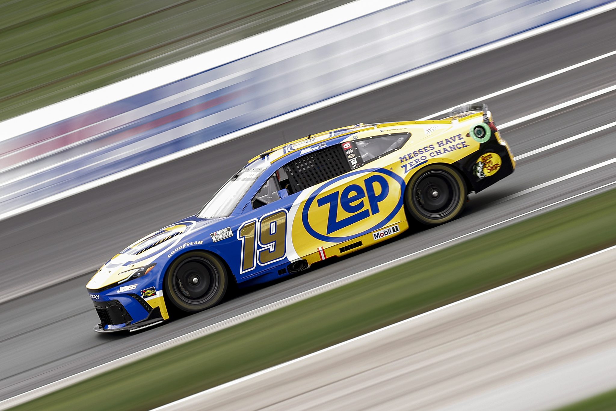 LOUDON, NEW HAMPSHIRE - AUGUST 22: Chase Briscoe, driver of the #19 Zep Toyota, drives during practice for the NASCAR Cup Series Dollar Tree 301at New Hampshire Motor Speedway on August 22, 2026 in Loudon, New Hampshire. (Photo by Sean Gardner/Getty Images) | Getty Images