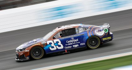 LOUDON, NEW HAMPSHIRE - AUGUST 22: Austin Hill, driver of the #33 zone Sweet Coffee Chevrolet, drives during practice for the NASCAR Cup Series Dollar Tree 301at New Hampshire Motor Speedway on August 22, 2026 in Loudon, New Hampshire. (Photo by Meg Oliphant/Getty Images) | Getty Images