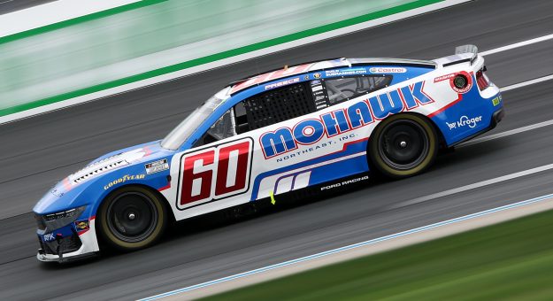 LOUDON, NEW HAMPSHIRE - AUGUST 22: Ryan Preece, driver of the #60 Mohawk Northeast Inc. Ford, drives during practice for the NASCAR Cup Series Dollar Tree 301at New Hampshire Motor Speedway on August 22, 2026 in Loudon, New Hampshire. (Photo by Meg Oliphant/Getty Images) | Getty Images
