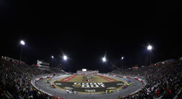 WINSTON SALEM, NORTH CAROLINA - FEBRUARY 04: A general view of racing from the grandstands during the Cook Out Clash at Bowman Gray Stadium at Bowman Gray Stadium on February 04, 2026 in Winston Salem, North Carolina. (Photo by Jonathan Bachman/Getty Images) | Getty Images