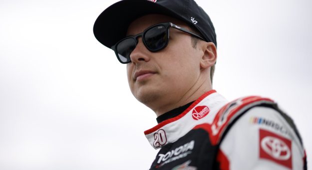 LOUDON, NEW HAMPSHIRE - AUGUST 22: Christopher Bell, driver of the #20 Rheem Toyota, looks on during practice for the NASCAR Cup Series Dollar Tree 301at New Hampshire Motor Speedway on August 22, 2026 in Loudon, New Hampshire. (Photo by Sean Gardner/Getty Images) | Getty Images