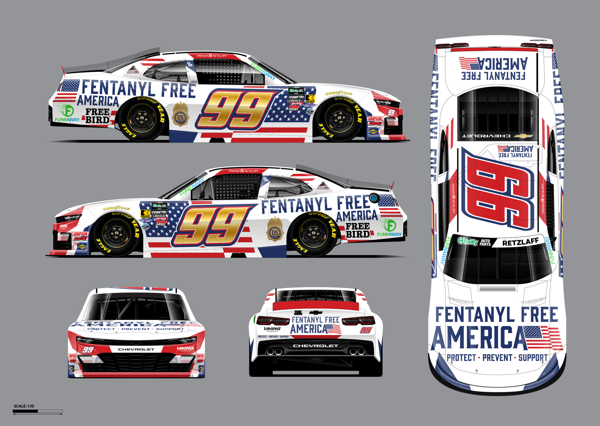 Parker Retzlaff Daytona Scheme