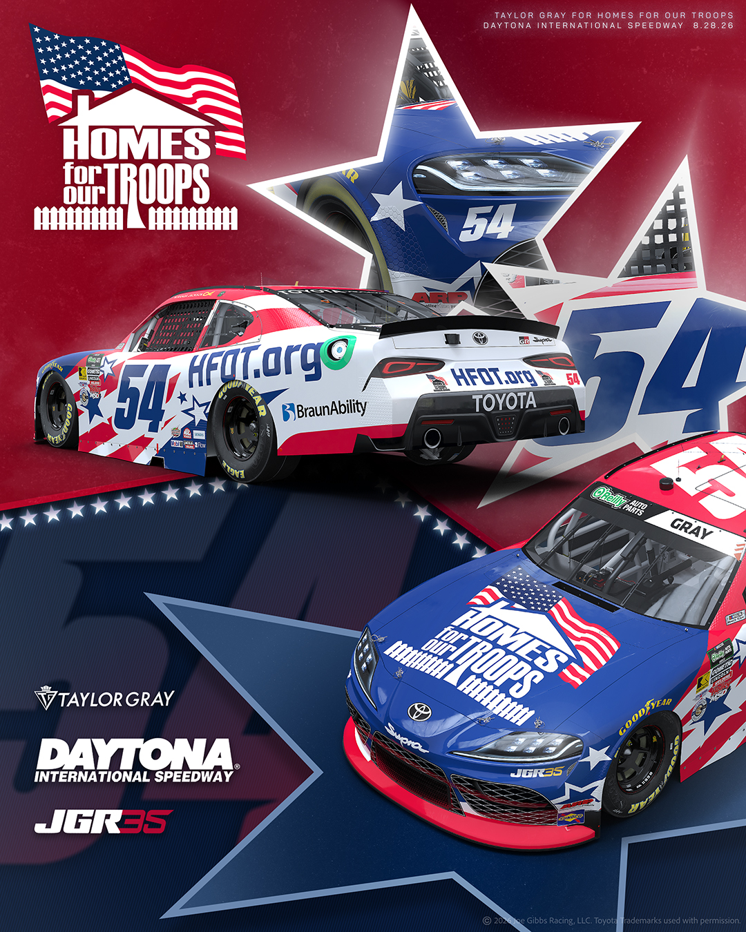 Taylor Gray Daytona Scheme