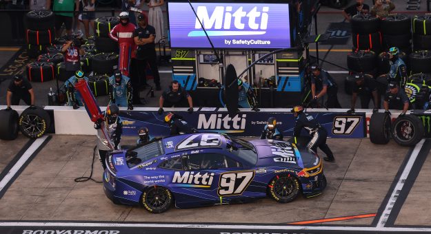 RICHMOND, VIRGINIA - AUGUST 15: Shane van Gisbergen, driver of the #97 Mitti Chevrolet, pits during the NASCAR Cup Series Cook Out 400 at Richmond Raceway on August 15, 2026 in Richmond, Virginia. (Photo by David Jensen/Getty Images) | Getty Images