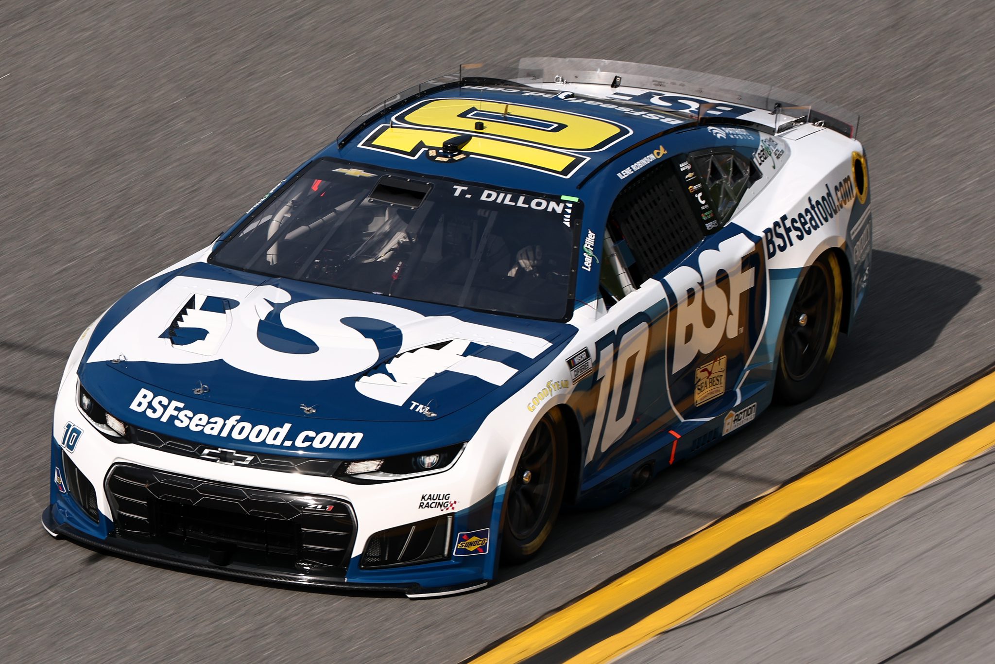 DAYTONA BEACH, FLORIDA - AUGUST 28: Ty Dillon, driver of the #10 Beaver Street Fisheries Chevrolet, drives during qualifying for the NASCAR Cup Series Coke Zero Sugar 400 at Daytona International Speedway on August 28, 2026 in Daytona Beach, Florida. (Photo by Chris Graythen/Getty Images) | Getty Images
